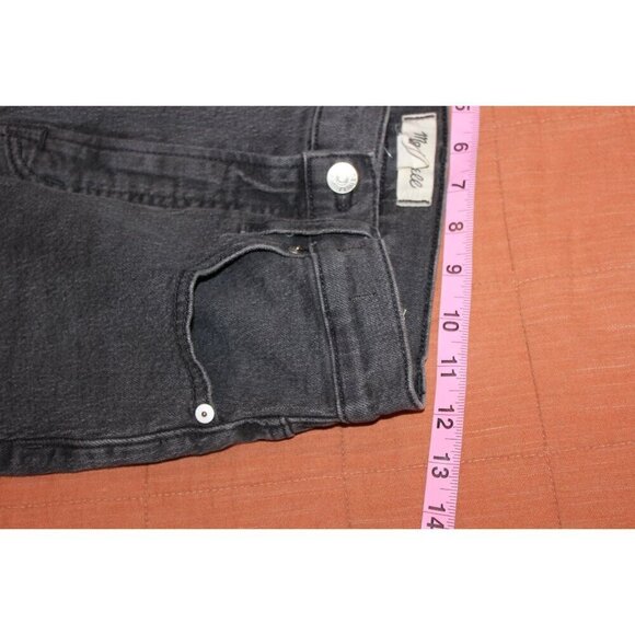 Madewell The Perfect Vintage STraoght Jeans Women Size 24 in black Ash - Picture 13 of 16